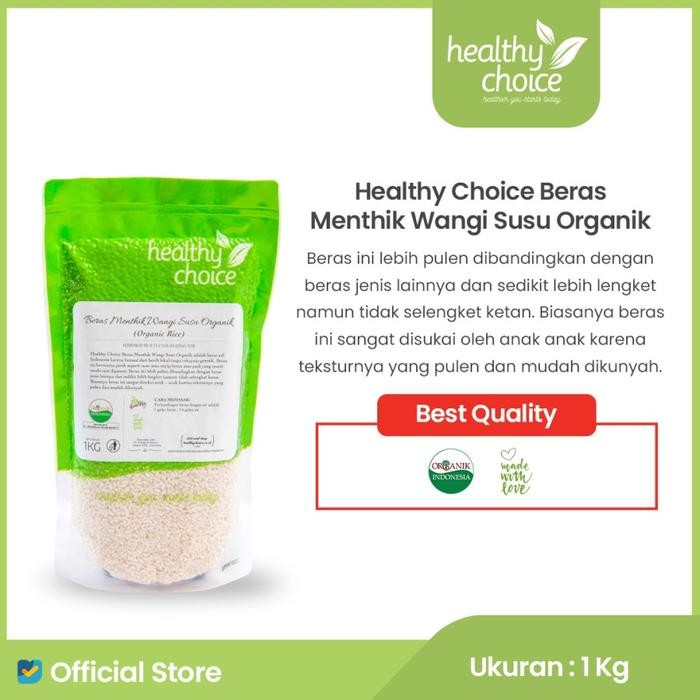 

Healthy Choice Beras Organik 1kg (Beras Putih, Merah, Hitam, Coklat, Cempo, Rojo Super, Rojo Gebyok, Menthik) - Food, Rice - Beras Putih , 1kg
