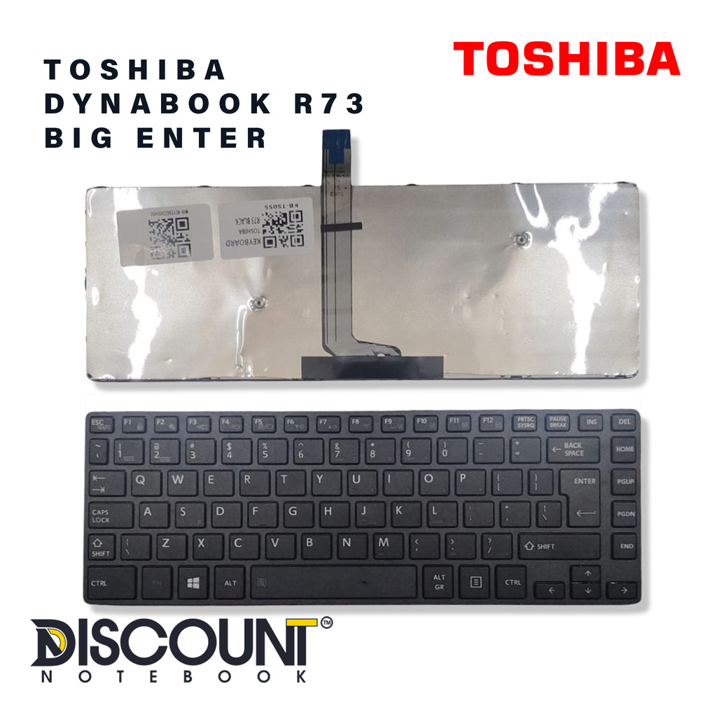 KEYBOARD LAPTOP TOSHIBA DYNABOOK R73 BIG ENTER [GARANSI 3 BULAN]