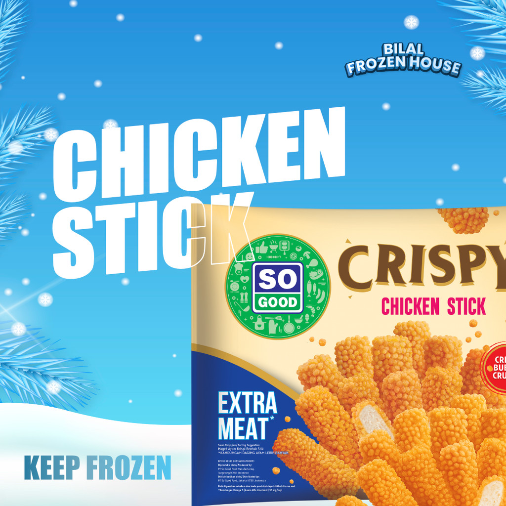 

Classica2106 So Good Crispy Chicken Nugget Stik 400Gr - So Good Crispy Stik - So Good