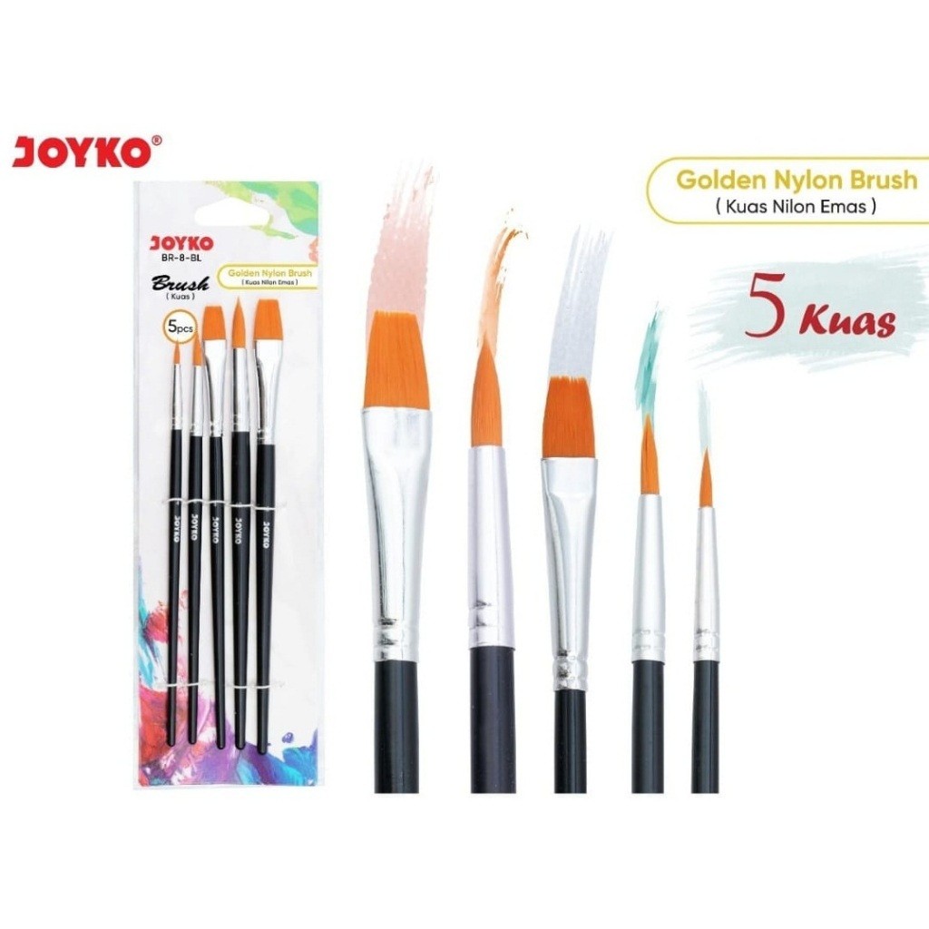 

Joyko kuas gambar/kuas lukis/brush set BR-8-BL