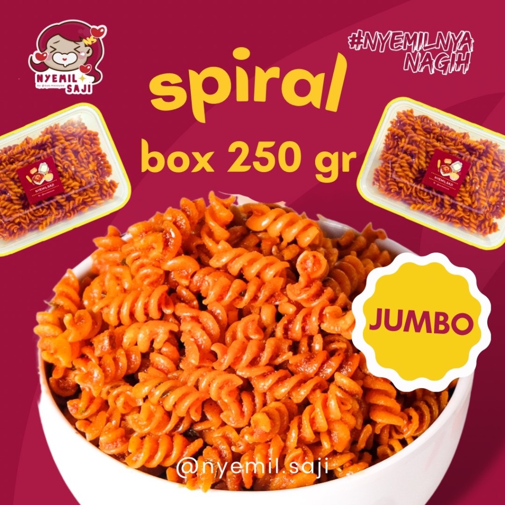 

BOX SPIRAL 250 GRAM NYEMILSAJI
