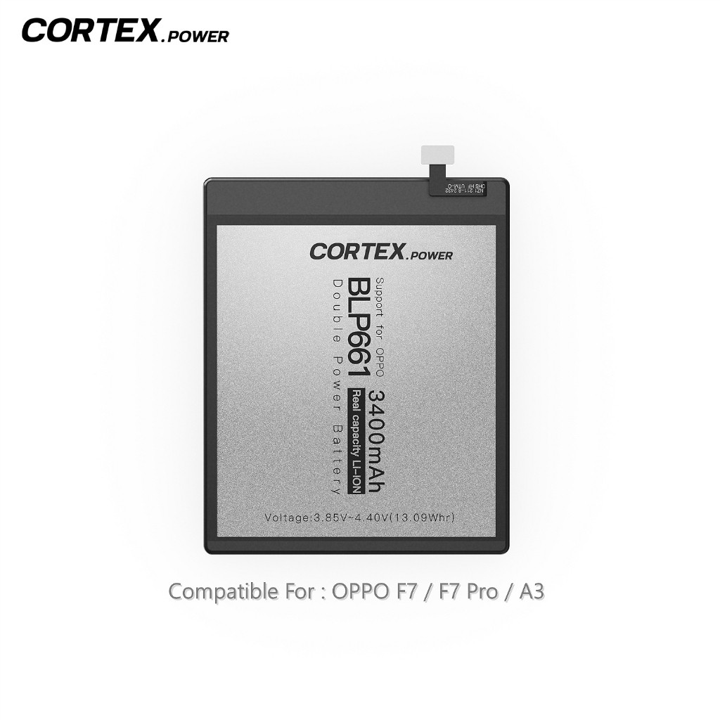Cortex Power - Baterai BLP661 Compatible for OPPO F7 / F7 Pro / A3 Original Double Power IC Real Cap