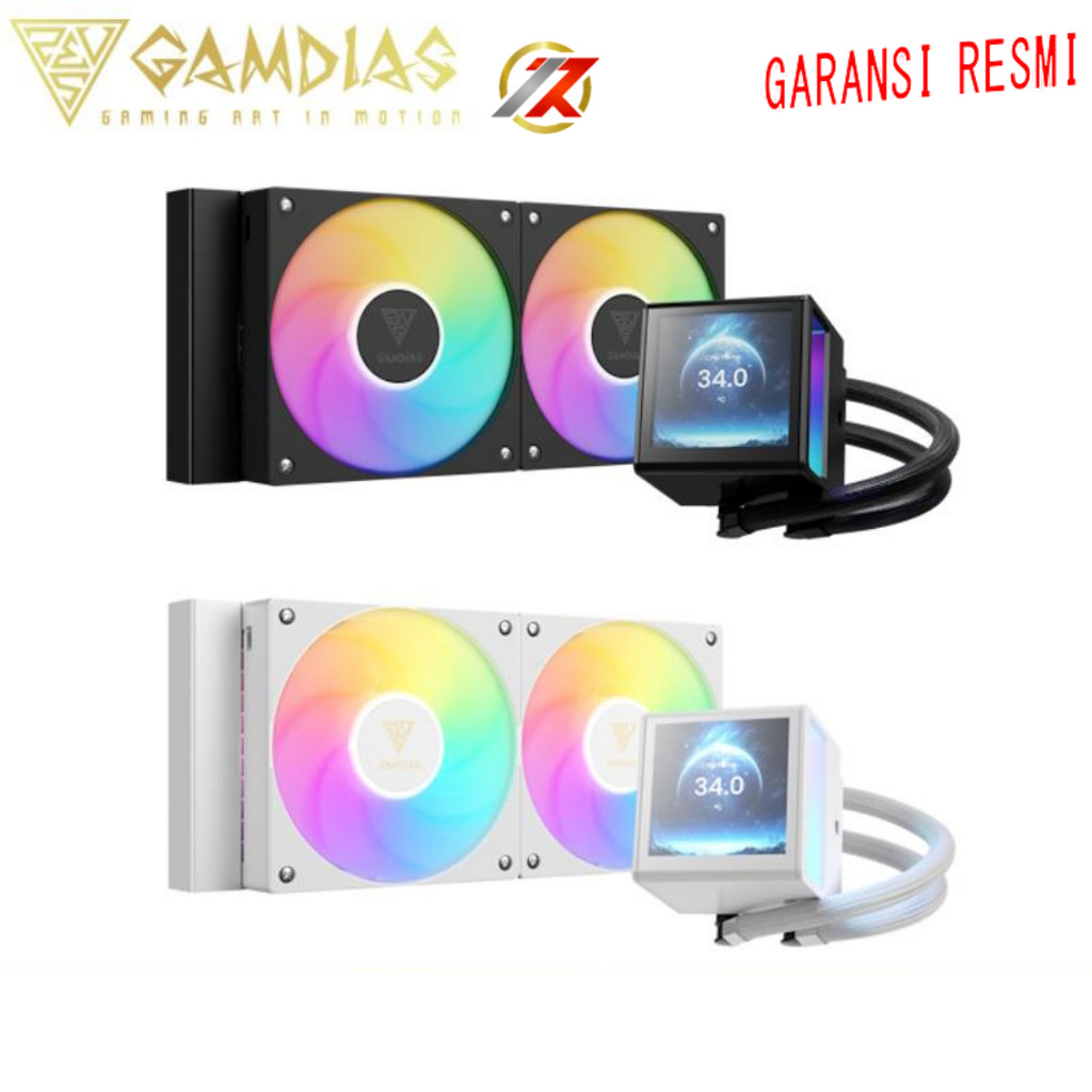 GAMDIAS CHIONE P5-240 COOLING INNOVATION, VISUAL DOMINATION AIO LIQUID COOLER