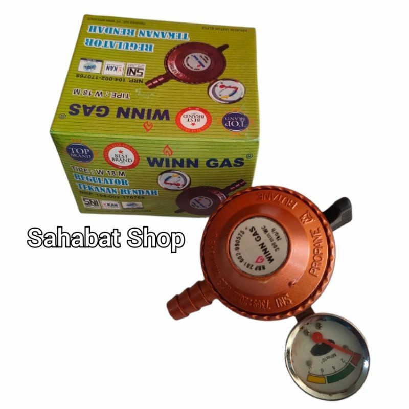 REGULATOR WINN GAS ORIGINAL COCOK SEMUA TABUNG LPG 3KG 5,5KG 12KG SNI