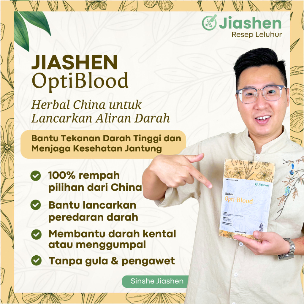 

Jiashen - Suplemen Herbal Darah Tinggi Alami - OptiBlood