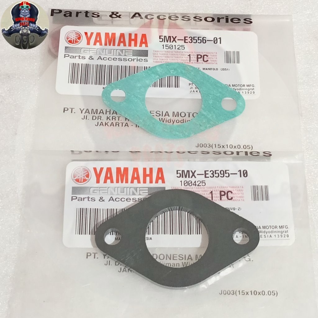 paking intake manifold mio lama sporty smile fino nouvo original 5MX-E3556-01 5MX-E3595-10