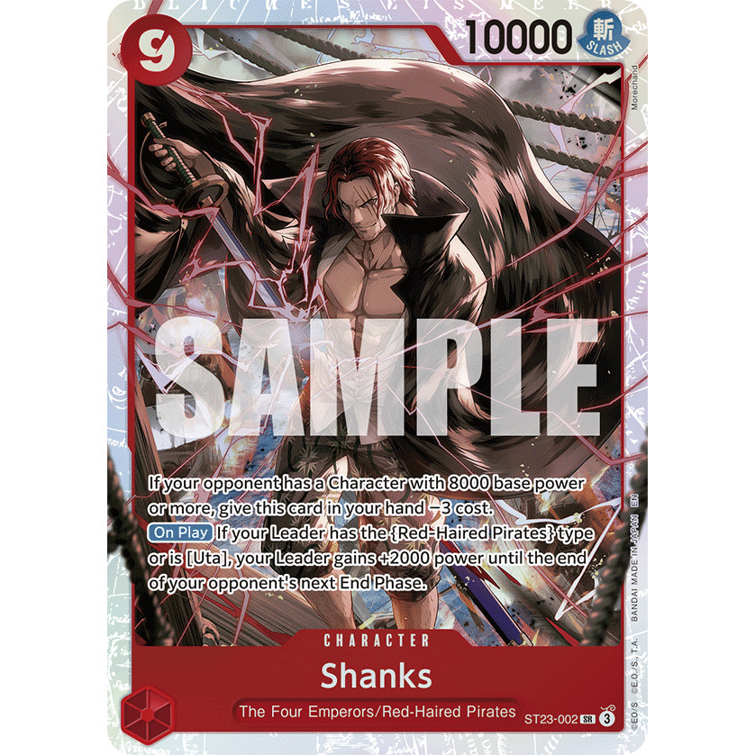 One Piece Shanks ST23-002 SR English