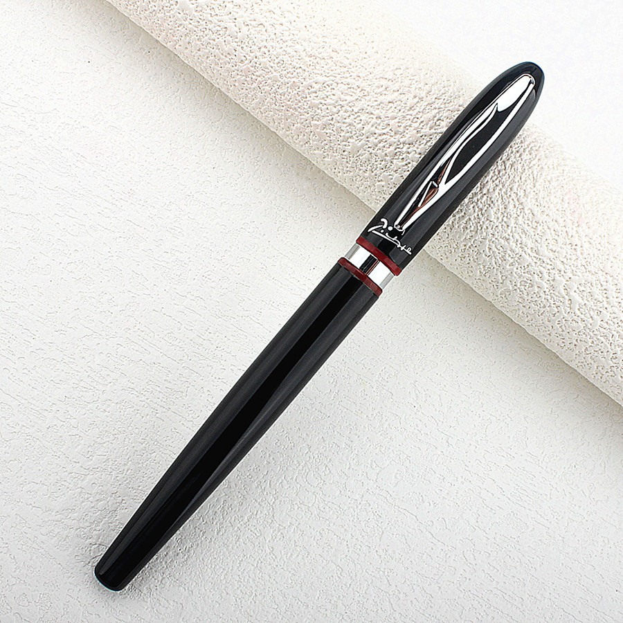 

Picasso 907 Montmartre Pimio Metal Black Roller Ball Pen Yellow/Red Ring 0.5MMNib Luxurious School Office Ink Pen