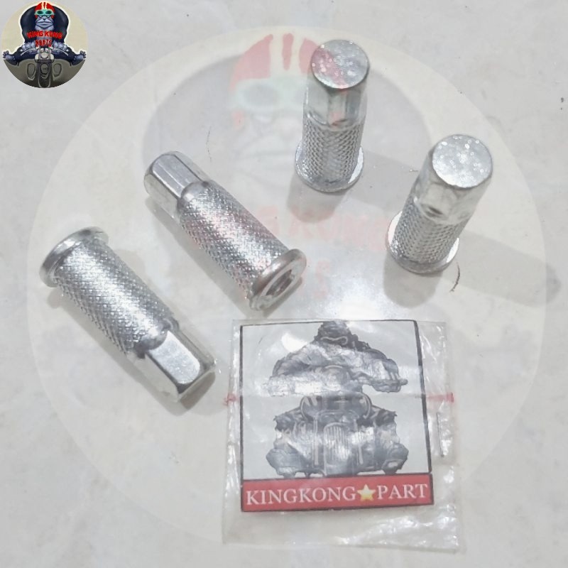 Mur baut head-mur kop nanas rx king f1zr force one set ukuran 12mm model panjang
