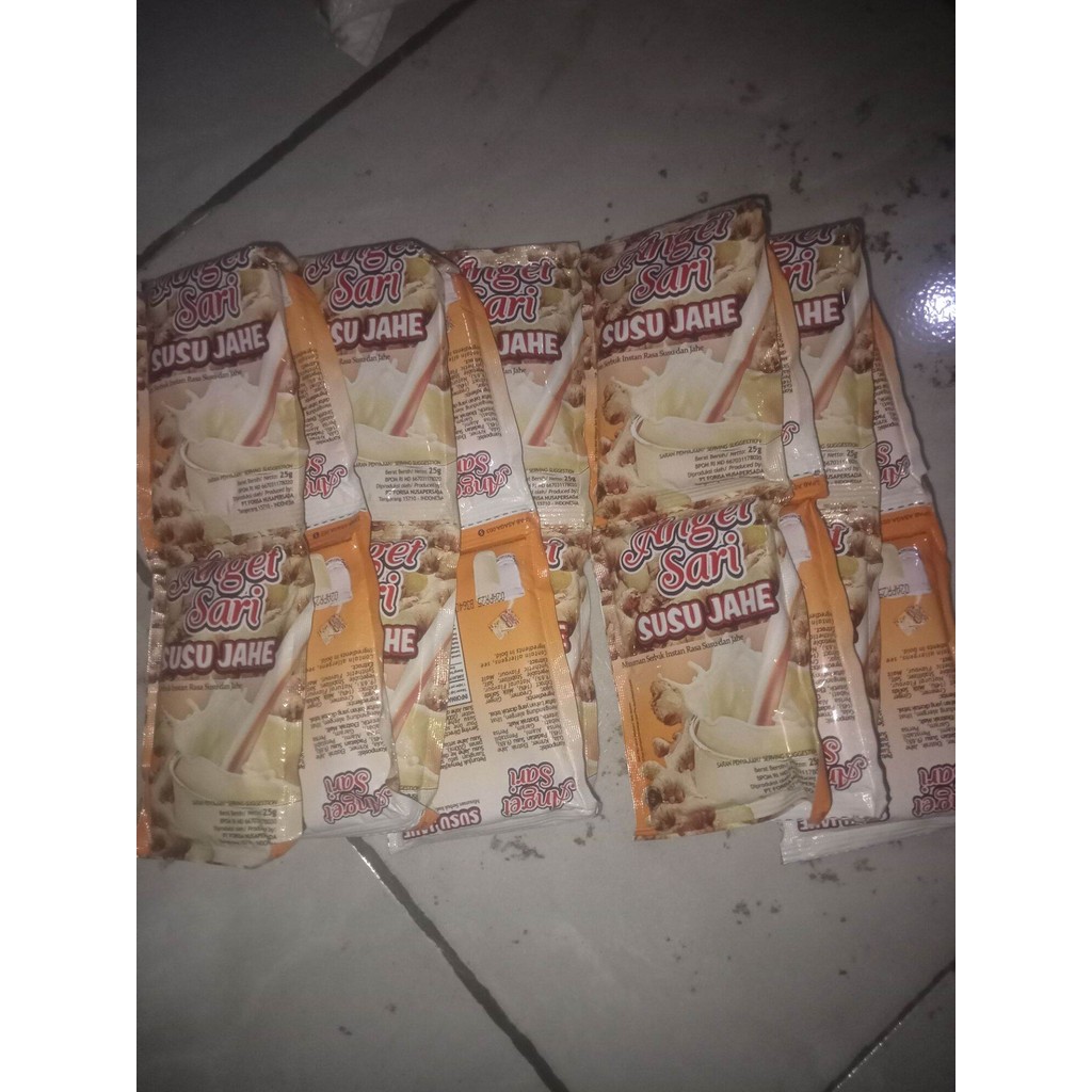 

anget sari susu jahe 25g isi 10 pcs