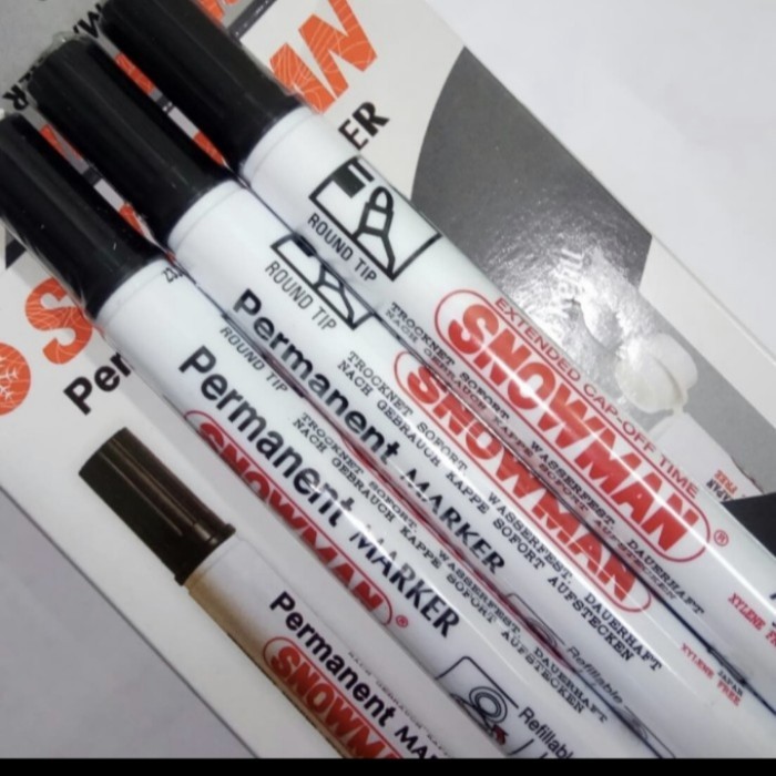 

[New Arrival] spidol permanent snowman ag 12