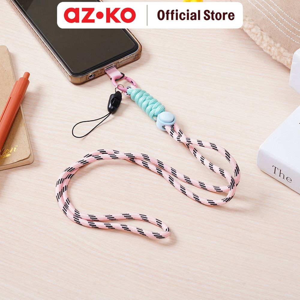 

AZKO Ataru Lanyard Color Block Strap - Pink
