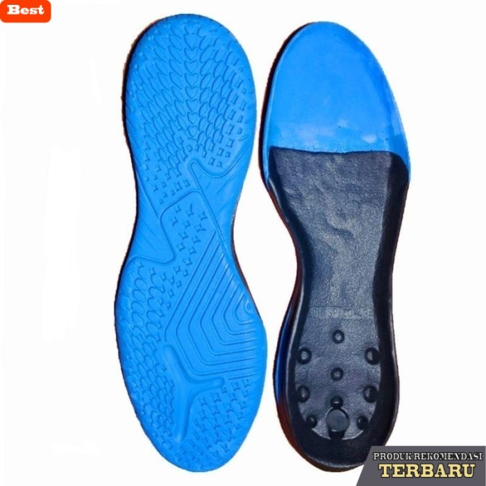 rekomendasi sepatu bola untuk kaki lebar Outsole Nike Mercurial Superfly Blue Sol Sole Alas Sepatu F