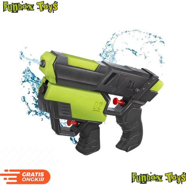 (PSD) Mainan Anak 2IN1 COMBINATION DOUBLE WATER GUN Tembakan Air Isi 2 Pcs - Tanpa Bubble
