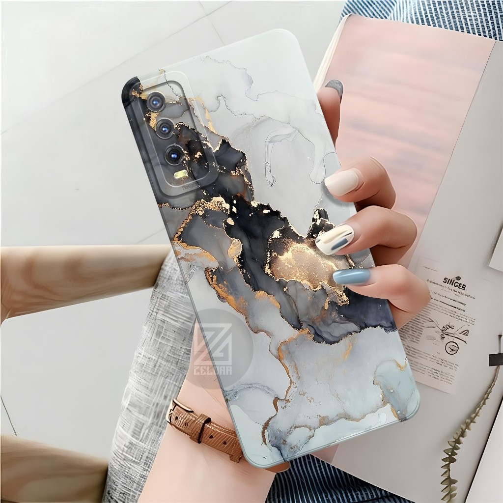 Softcase VIVO Y20 / Y12S / Y20S Terbaru - Case Motif Abstrak - Case VIVO Y20 / Y12S / Y20S - Silikon