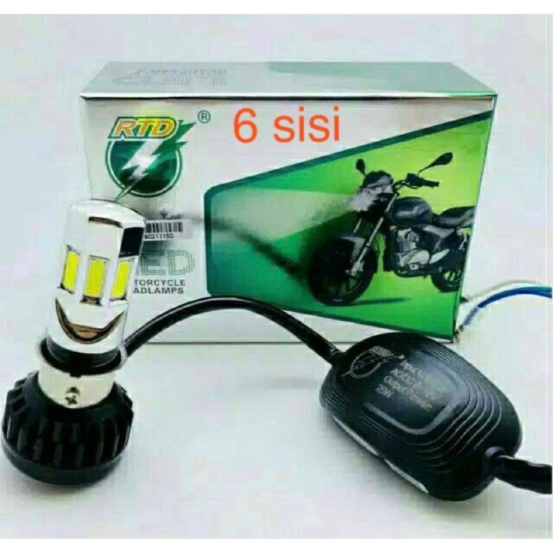 bt63er RTD lampu LED 6 sisi lampu depan LED asli RTD RAYTON universal
