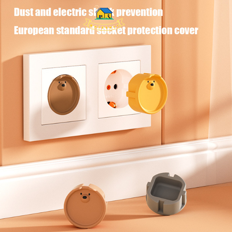 Tutup Stop Kontak Listrik Silikon Listrik Safety Socket Cover Pengaman Stop Kontak Otomatis Electric