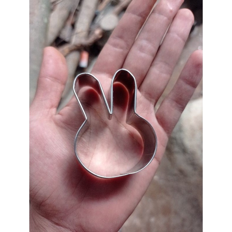 cookie cutter toys labubu viral / cetakan kue kering boneka labubu 6.5x5x2 cookie cutter Helloween I