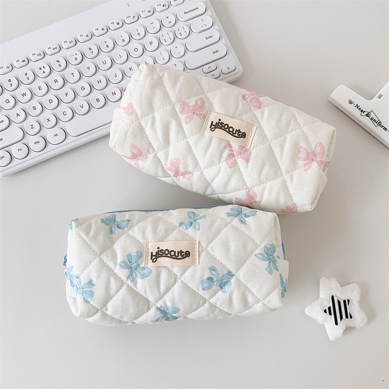 

Kawaii Cute Cartoon Butterflybow Pencil Case Creative Lovely Pen Bag For Kids Gift School Stationery