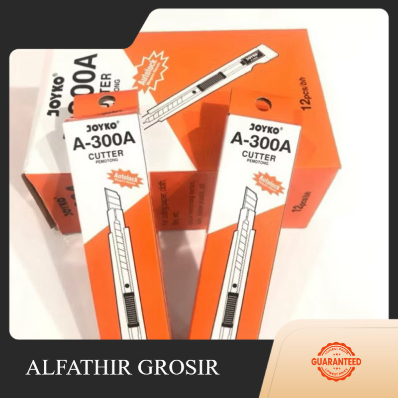 

GROSIR Cutter Joyko A300 - 1 Box Isi 12 PCS