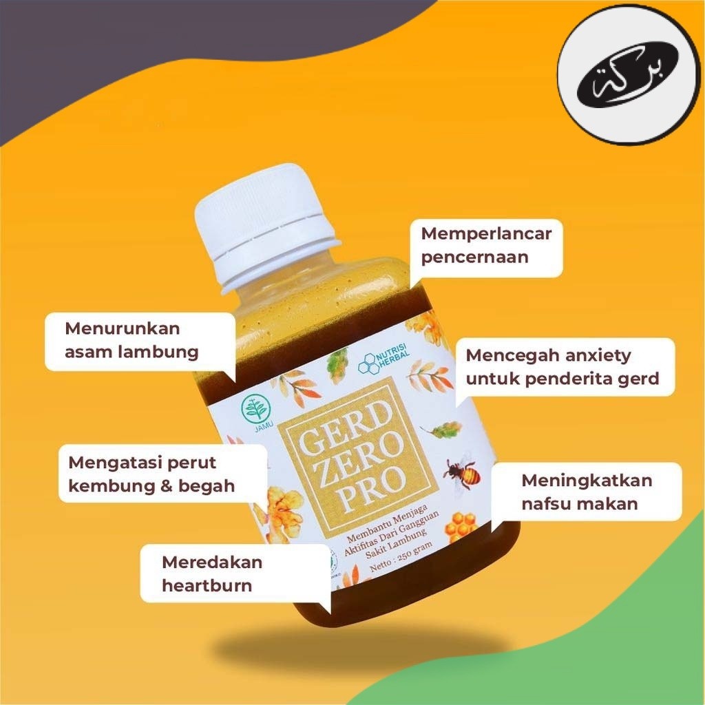 

HDN GERD ZERO PRO - Madu Obat Asam Lambung dan Maag 250gr