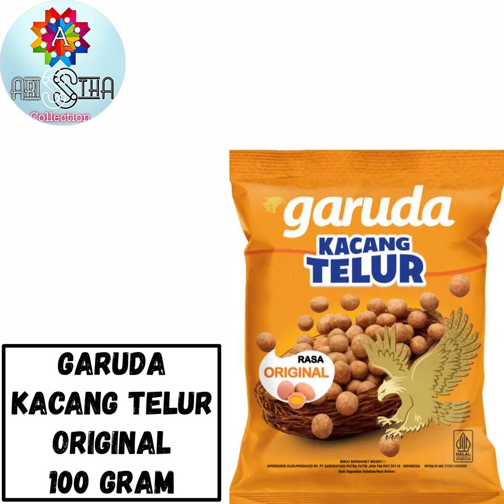 

Garuda Kacang Telur Makanan Ringan 100 Gram