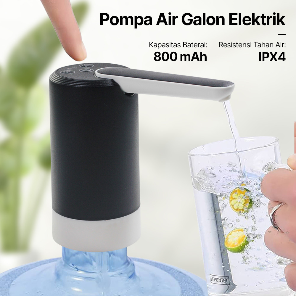 

- HAOYUNMA Pompa Air Galon Elektrik Three Key Detachable 800mAh - K2 -
