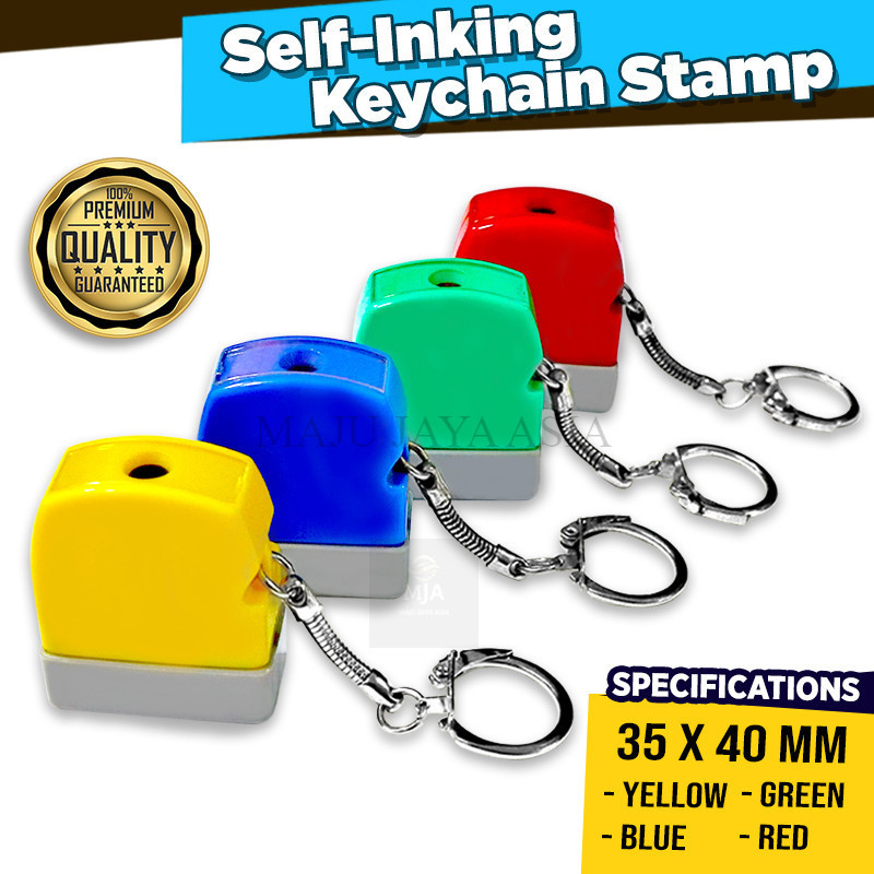 

[ MJA ] Set Stempel Gantungan Kunci Tinta Mandiri Fotosensitif yang Dapat Dicetak untuk Penggunaan Sekolah dan Kantor 35X40mm