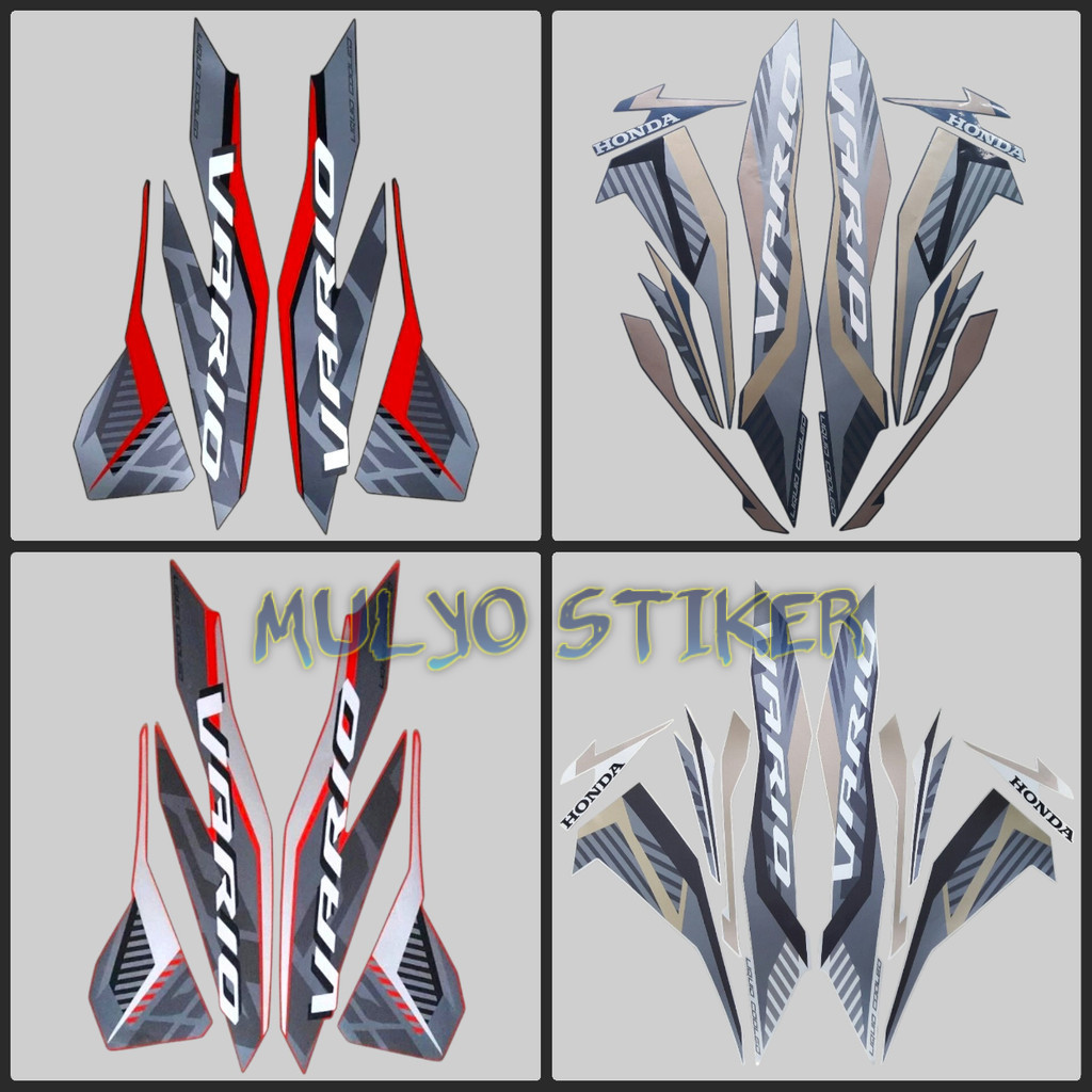 STRIPING STICKER Honda Vario 125 2022 Fullset Body Motor