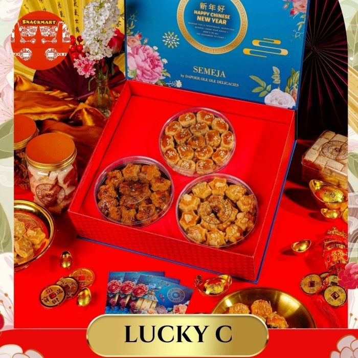 

Hampers Imlek Kue Kering Premium / Parcel Kue Kering Premium / Hampers Imlek Medan 2025 / Parcel Imlek 2025 / Hampers Imlek Kue Kering Medan / Parcel Imlek Premium 2025 - Lucky C