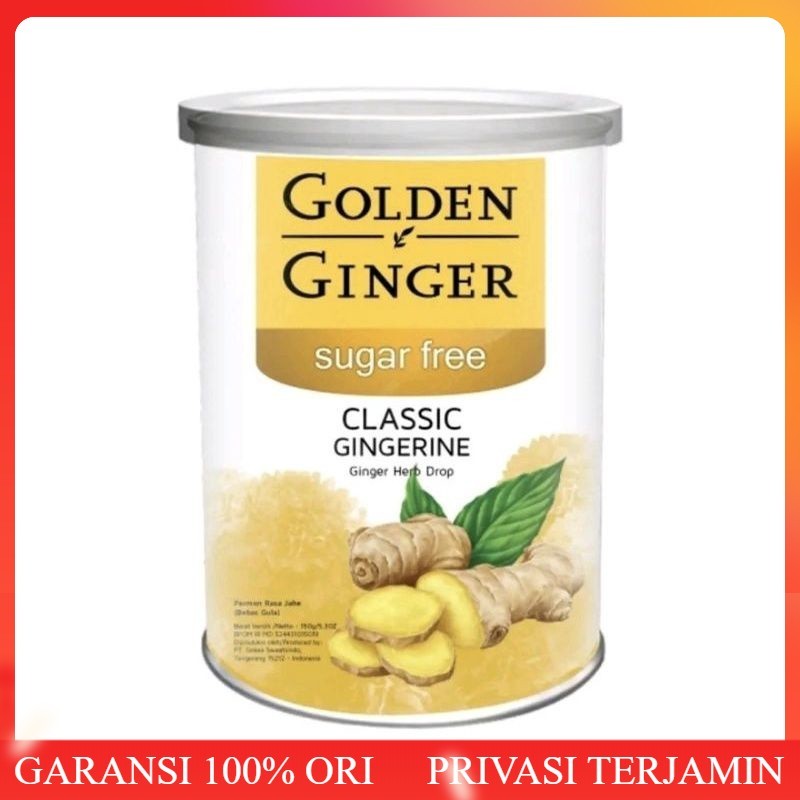 

Golden Ginger Can Herb Drop Sugar Free Classic 100gr