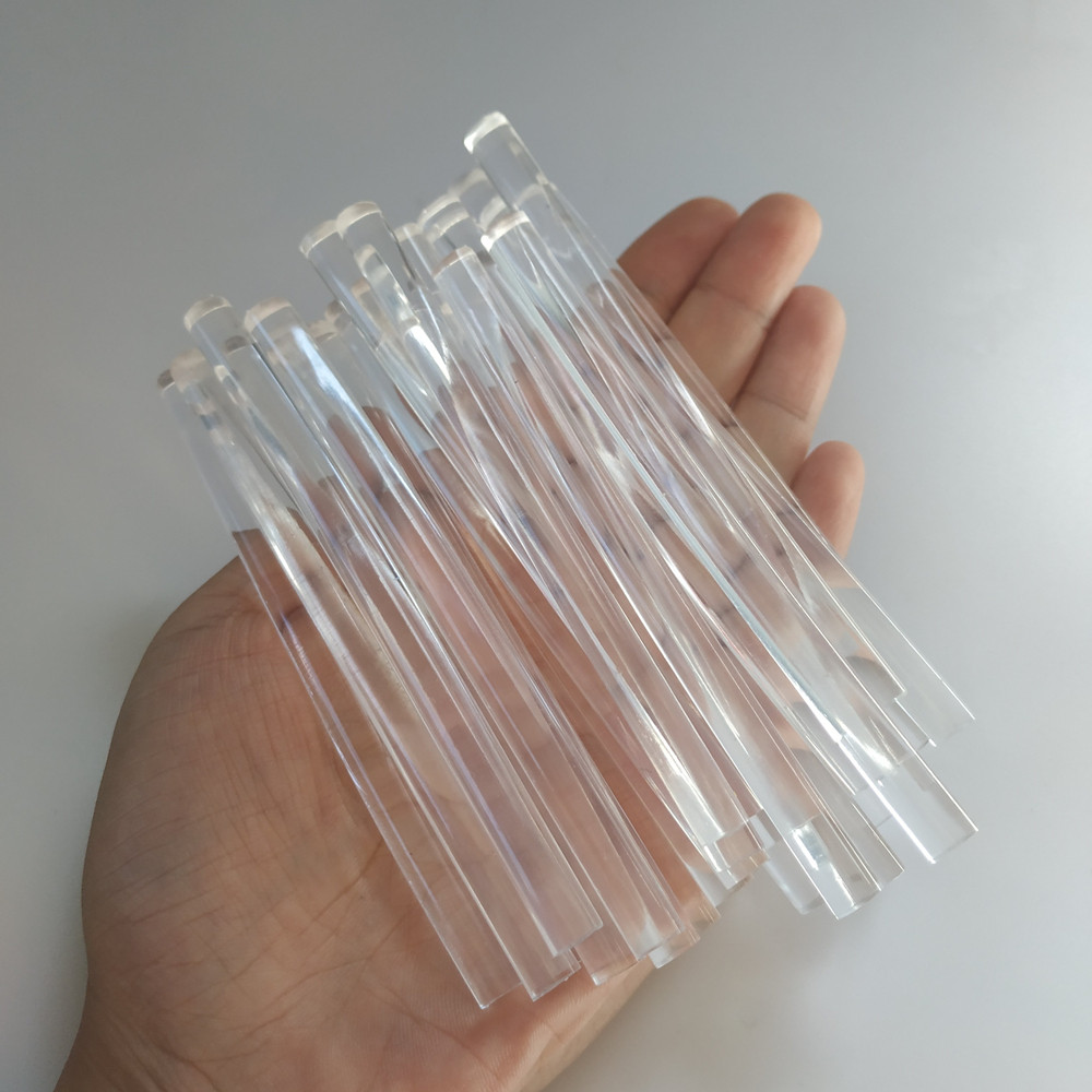 

100% Pure Transparent Hot Melt Glue Stick Lacquer Glue DIY Seal Wax 7mmx100mm Envelope Decoration Easy To Use 30Pcs