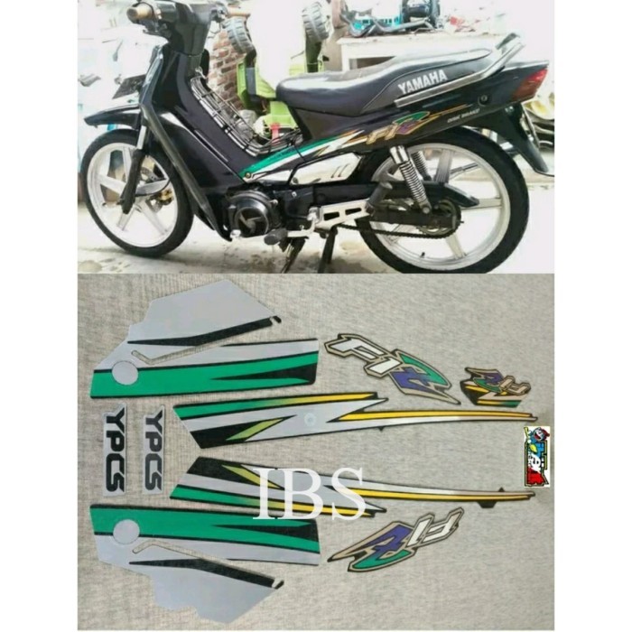 STRIPING CHROME HIJAU 1996 FIZ STIKER
