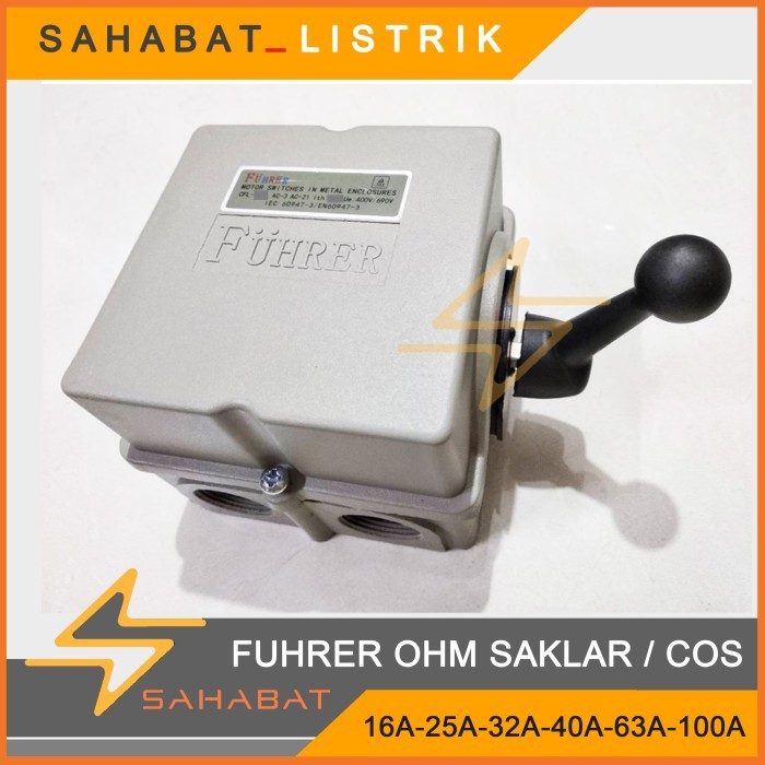CHANGE OVER SWITCH / COS / OHM SAKLAR FUHRER (16A/ 25A / 32A / 40A / 63A / 100A)