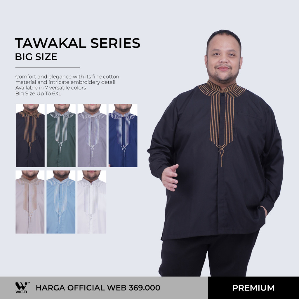 WGB Koko Panjang Tawakal Series Pria Big Size Ukuran Jumbo XXL XXXL