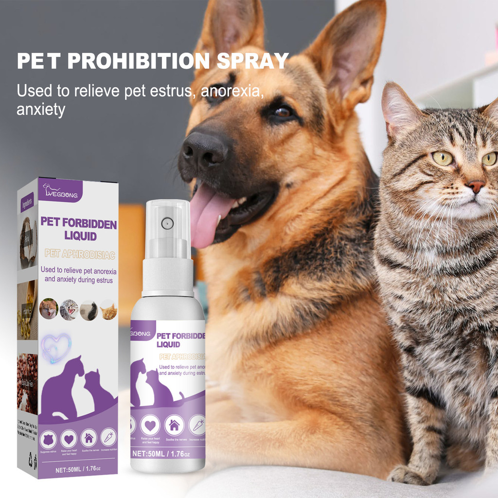 Dog Calming Spray For Cats Safe Healthy Calming Diffuser Manage Emotions Pet Anti-anxiety Liquid Spr