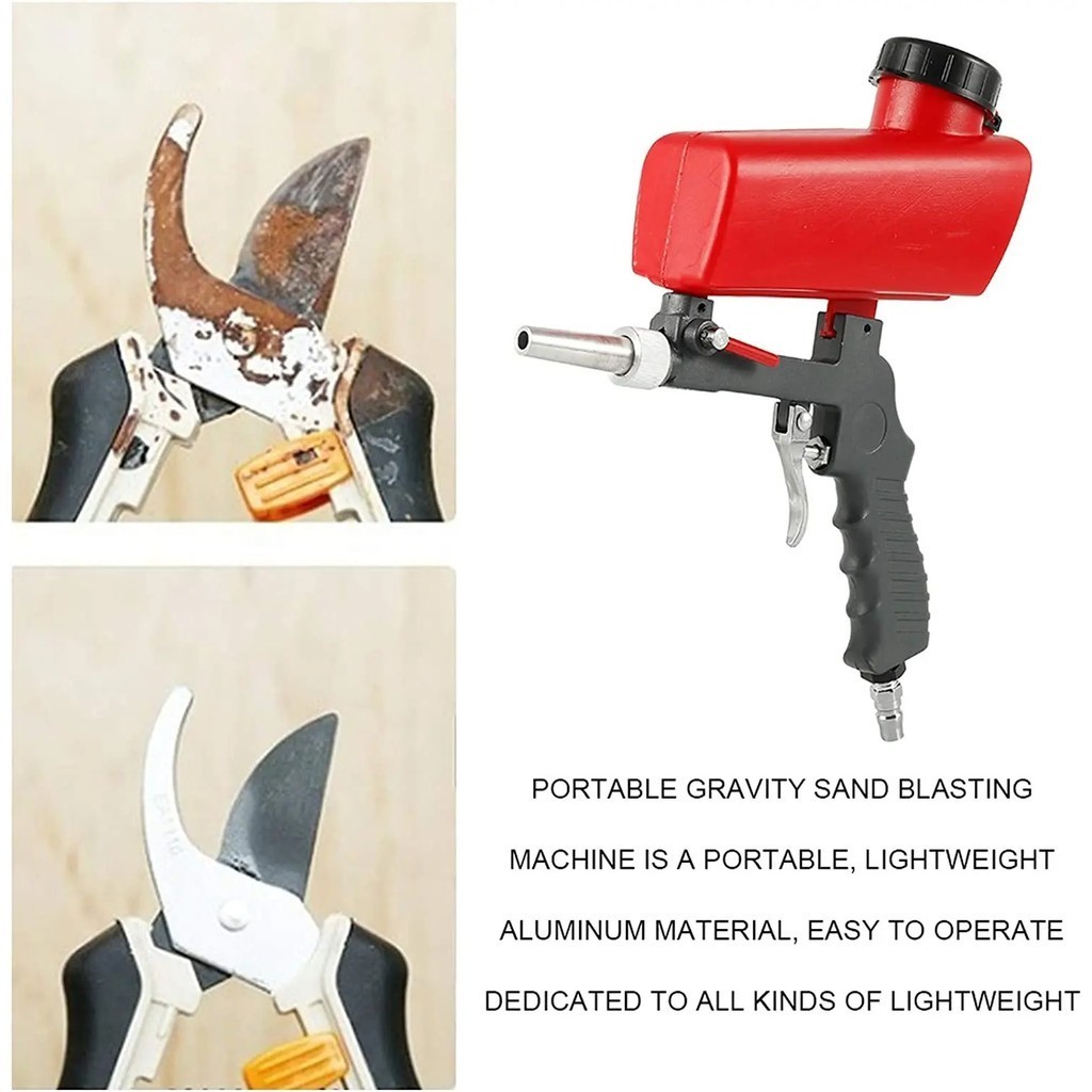 

- JOUSTMAX Sand Blaster Gravity Pneumatic Gun 90 PSI - AS118-3 -