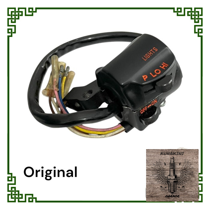 Holder Saklar Kanan Honda GL100 GL 100 Tahun Tua Original