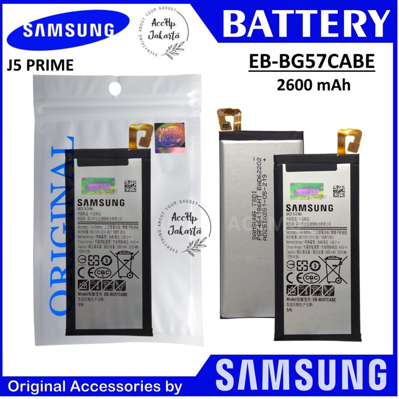 Batre Baterai Samsung Galaxy J5 Prime G750 G57 Ori / Batrei Baterry Samsung J5 Prime Ori