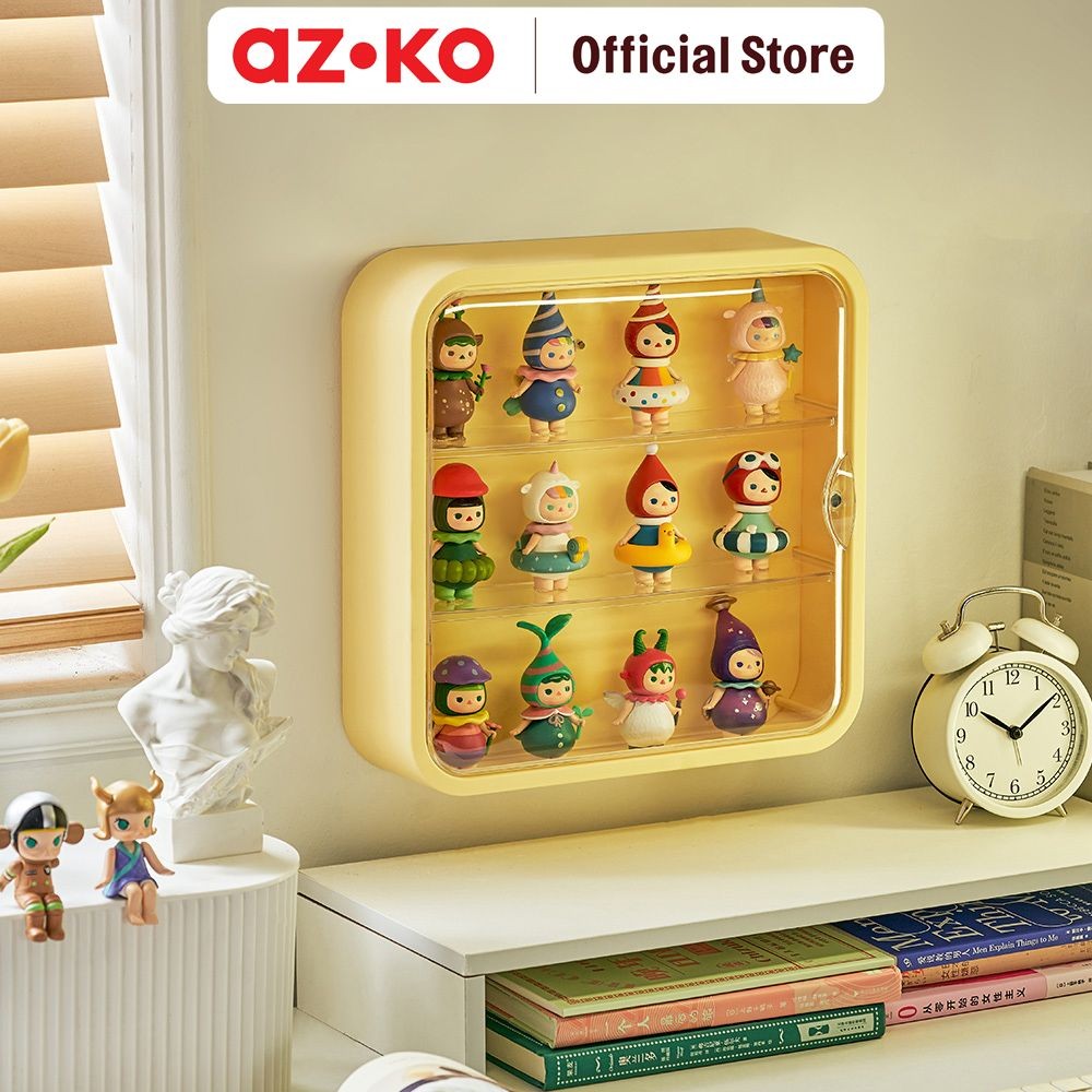 AZKO Stora 30X8X30 cm Kotak Pajang Action Figure Hanging Display Box Tempat Koleksi Pajangan Storage