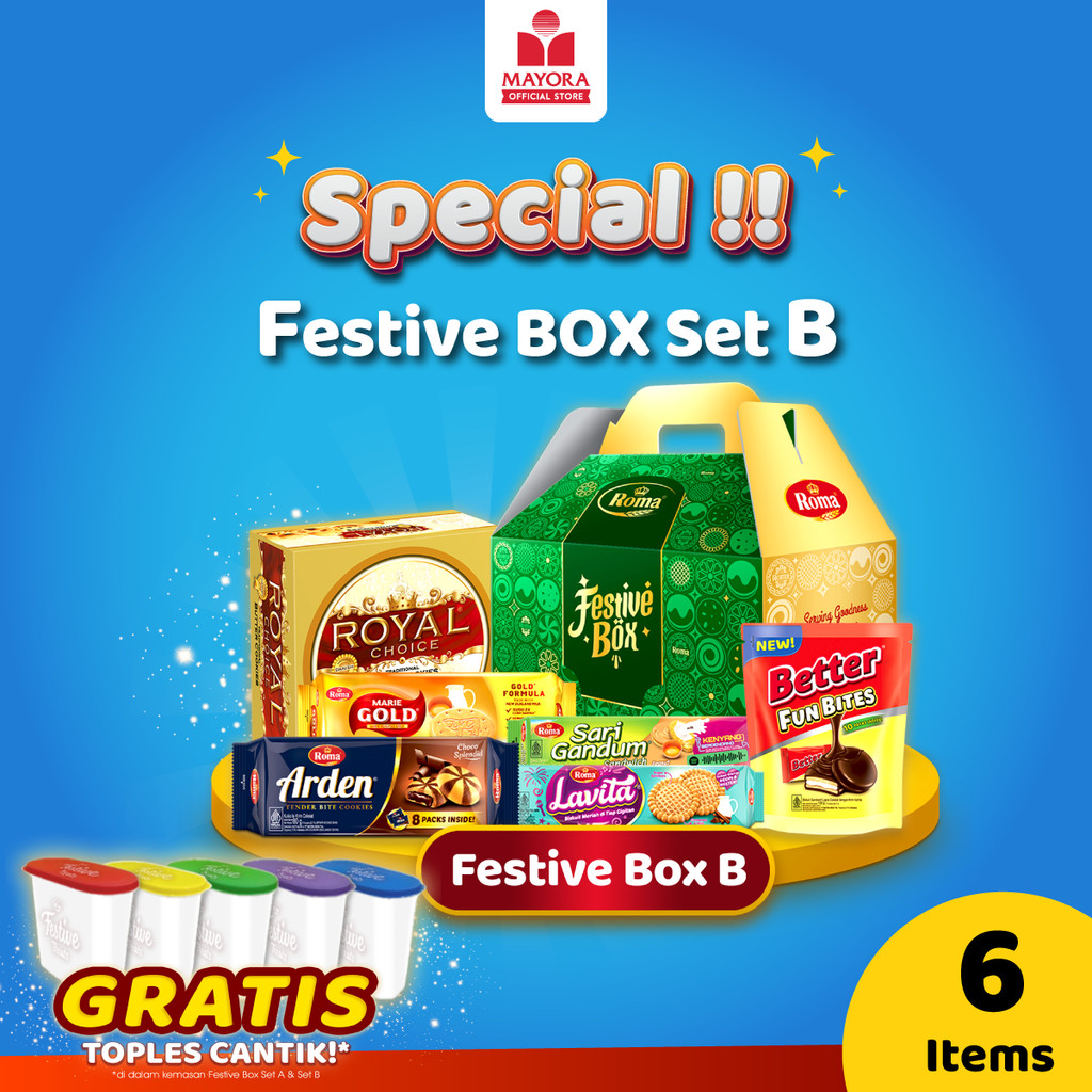 

Hampers Lebaran Ramadan Parsel Mayora Festive Set B