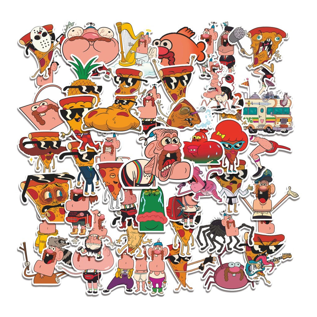 

COD 50 Pcs Stiker Uncle Grandpa Lucu Anti Air Untuk Dekorasi Notebook Sepeda Skateboard Handphone