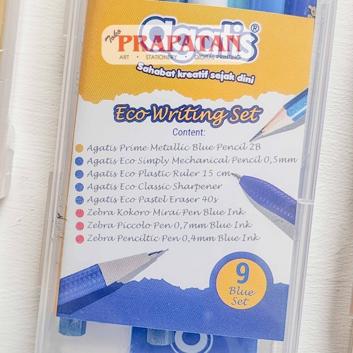 

Agatis Eco Writing Set | Pencil Set - BLUE SET