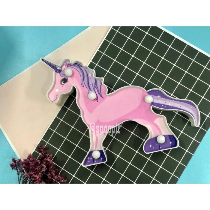 Lampu Tidur Karakter Unicorn LED Dekorasi Kamar Aesthetic