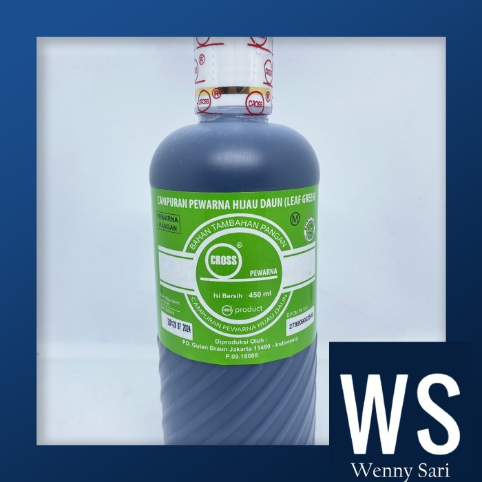 

Pewarna Leaf Green/Hijau Daun Cross Food Coloring Oil Based 450 ml