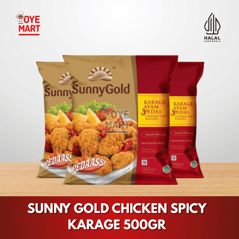 

SUNNY GOLD CHICKEN SPICY KARAGE 500GR/KARAGE PEDAS