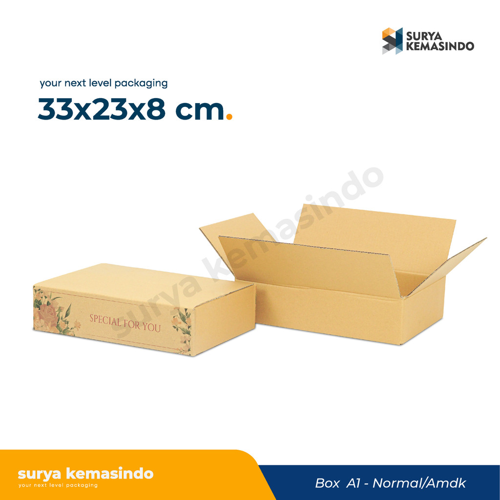 

Box 33x23x8 cm (Bucket Volume 1 kg) Kardus/Karton/Kemasan/Bucket/Boxbucket/Hampers/Boxnormal/Normal/Tinggi8