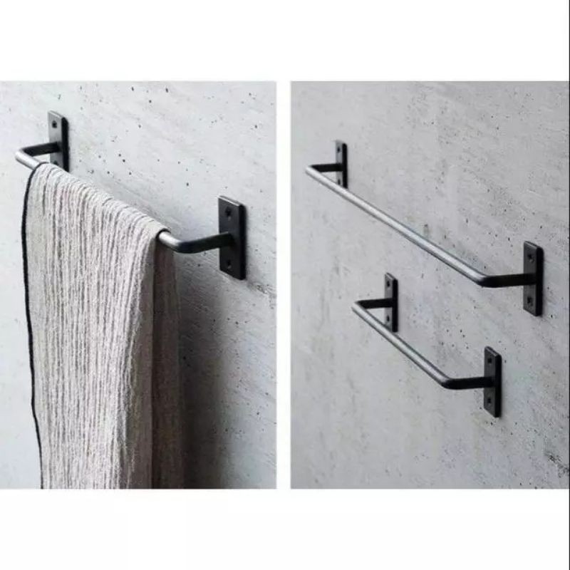 Rak Gantungan Handuk Gantungan Baju Gawang  Handuk Tempel Tembok Gantungan Handuk Tempel Dinding Rak