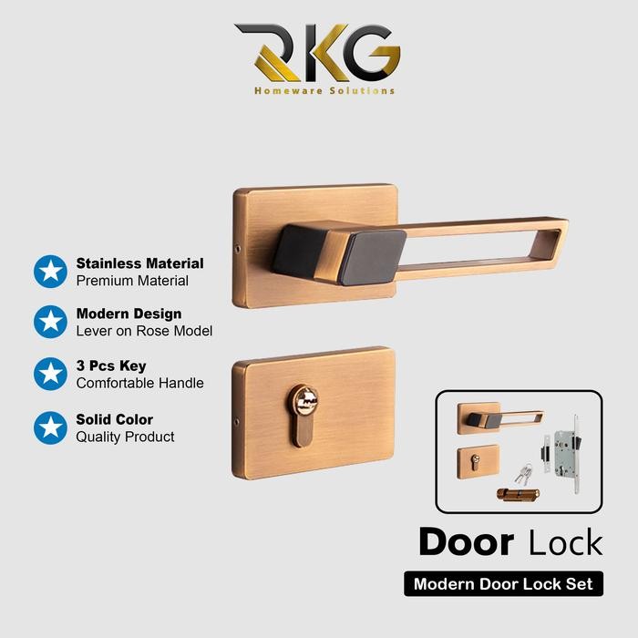 

RKG Kunci Pintu Pisah Panel Kayu Silent Magnetic Suction Door Lock