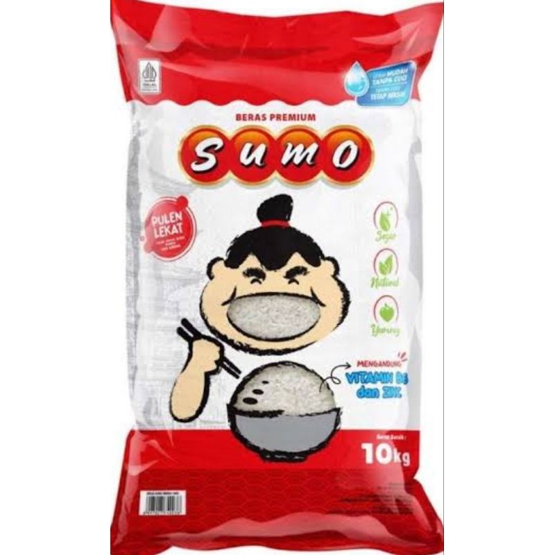 

(KHUSUS NEXT DAY, REGULER, HEMAT, KARGO) Beras Premium Fortifikasi Sumo Merah 10 KG / Beras Premium Fortifikasi Sumo Merah 10KG